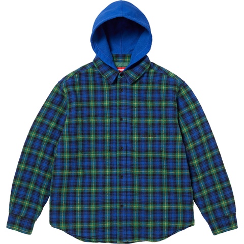 Tartan Flannel Hooded Shirt - fall/winter 2023 - Supreme