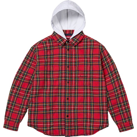 Tartan Flannel Hooded Shirt - fall/winter 2023 - Supreme
