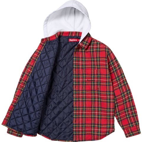 Tartan Flannel Hooded Shirt - fall/winter 2023 - Supreme
