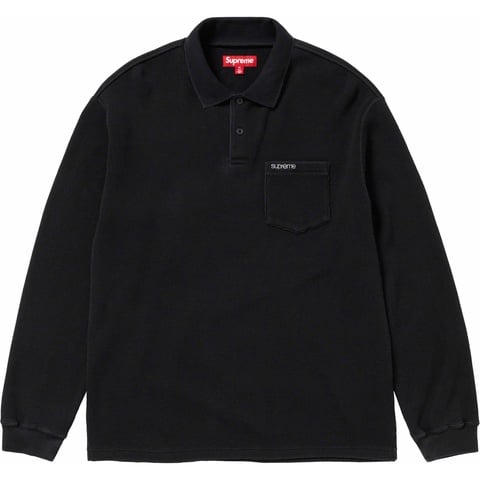 トップス supreme 23fw Thermal L/S Polo 関税込 23AW Week15 Supreme THERMAL L/S POLO (Supreme/ポロシャツ
