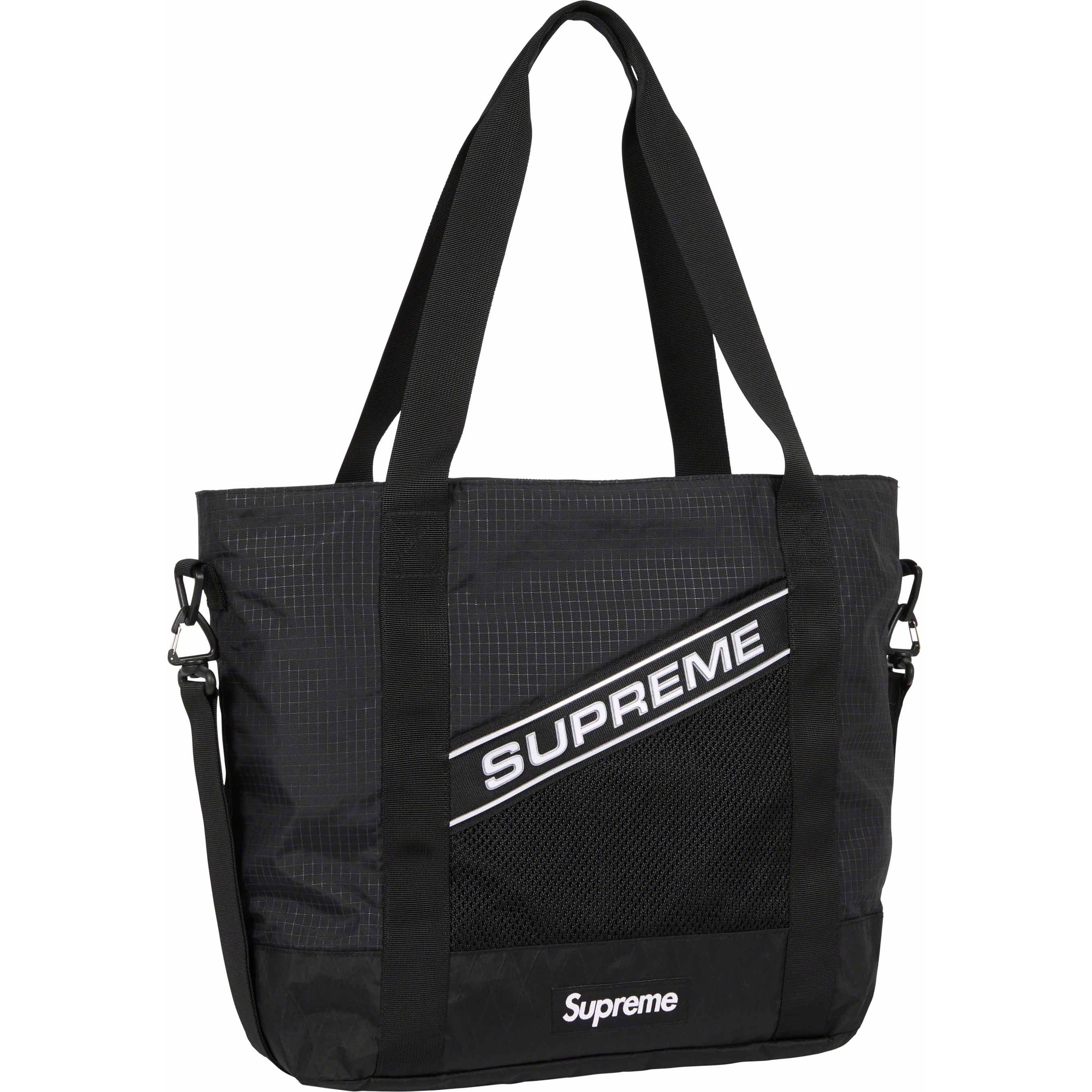 Supreme Tote Bag (FW23) - Black - $118