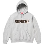 Supreme Varsity Hooded Sweatshirt (FW23) - Heather Grey
