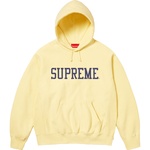 Supreme Varsity Hooded Sweatshirt (FW23) - Light Yellow