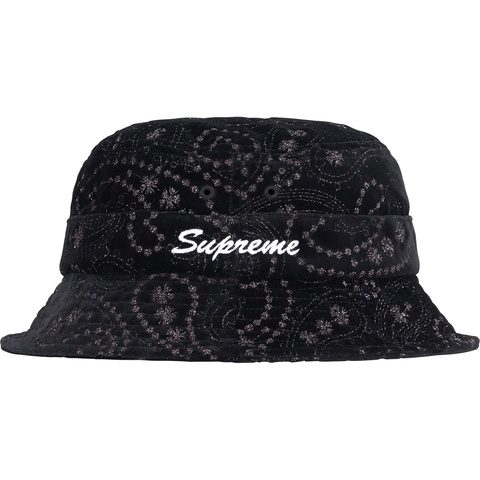 Velvet Paisley Boonie - fall/winter 2023 - Supreme