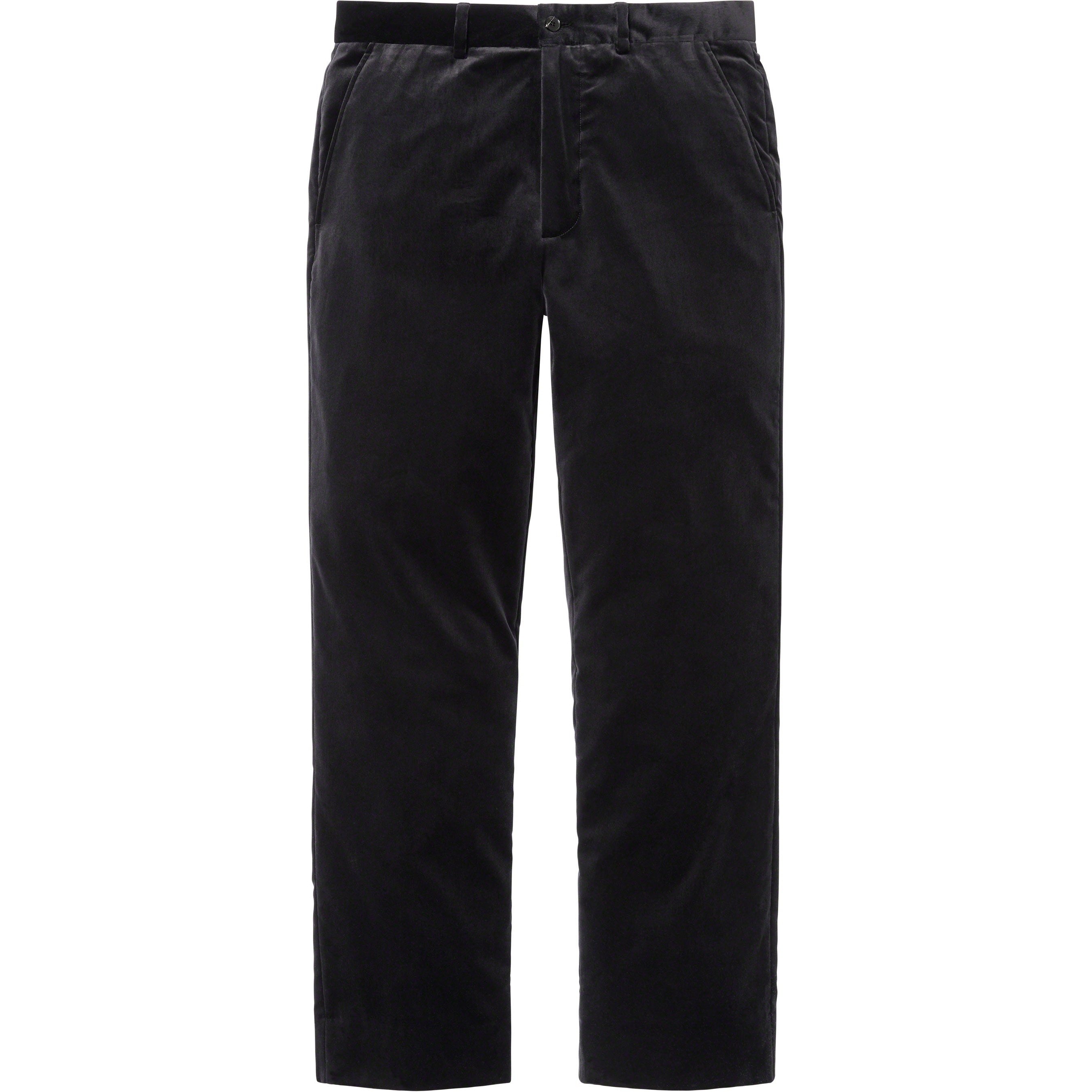 Supreme Velvet Suit (FW23) - Black - $668