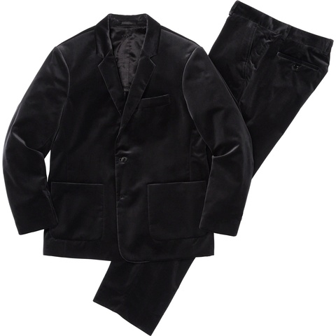 Supreme Velvet Suit - Black