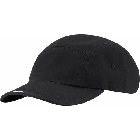Supreme Visor Logo Camp Cap - Black