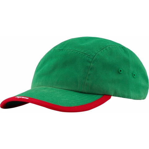 Supreme Visor Logo Camp Cap - Green