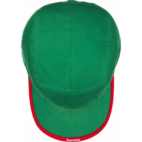 Supreme Visor Logo Camp Cap - Green