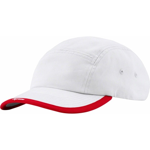 Supreme Visor Logo Camp Cap - Light Grey