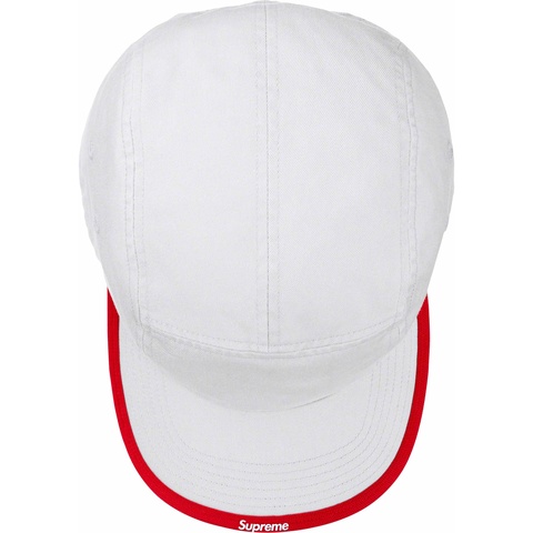 Supreme Visor Logo Camp Cap - Light Grey