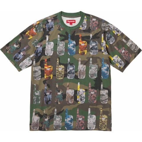 Supreme Walkie Talkie S/S Top - Woodland Camo