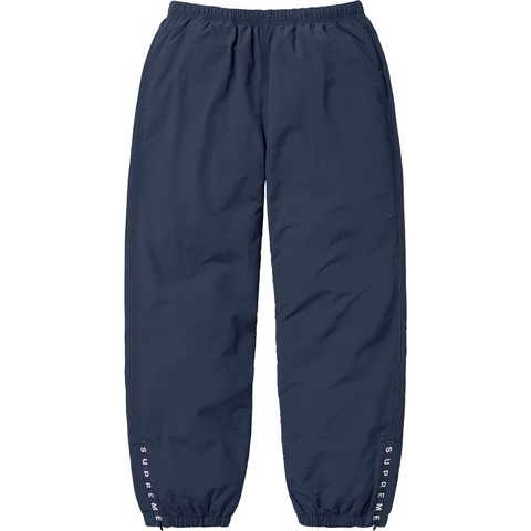 パンツ Supreme Warm Up Pant Navy S Warm Up Pant - fall/winter 2023 - Supreme