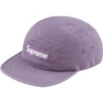 Supreme Washed Chino Twill Camp Cap (FW23) - Dusty Purple