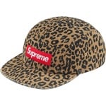 Supreme Washed Chino Twill Camp Cap (FW23) - Leopard