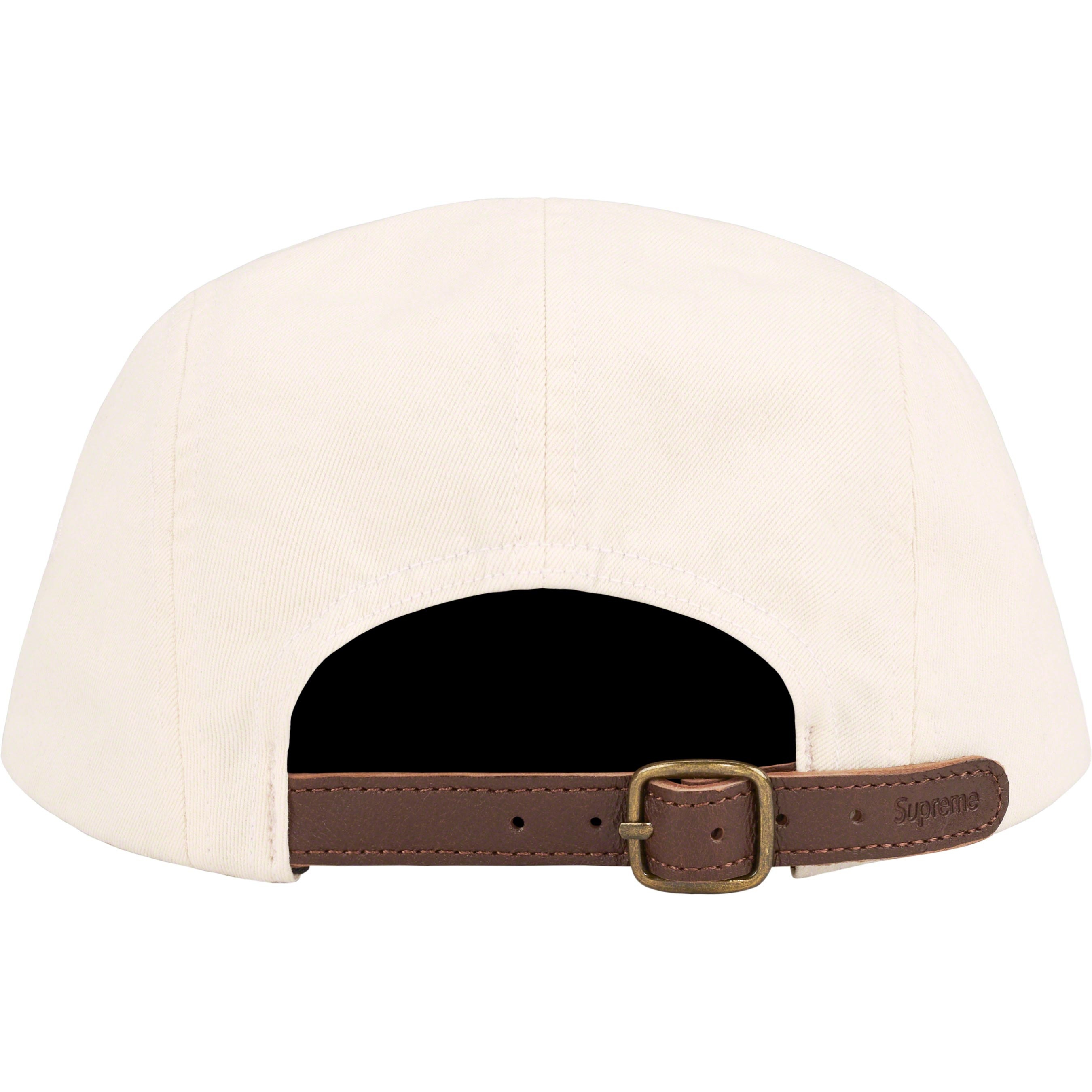 Supreme Washed Chino Twill Camp Cap (FW23) - Natural - $48