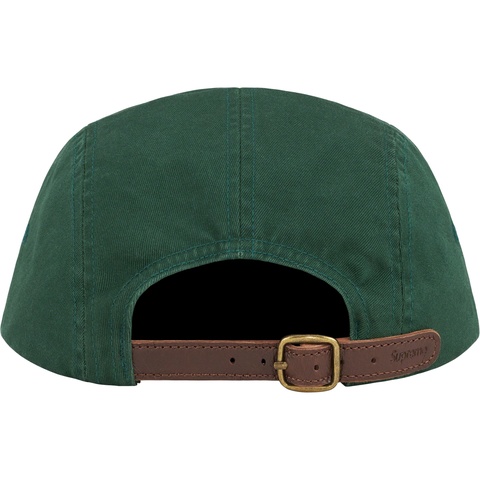 Supreme Washed Chino Twill Camp Cap - Pine Green