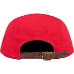 Supreme Washed Chino Twill Camp Cap (FW23) - Red