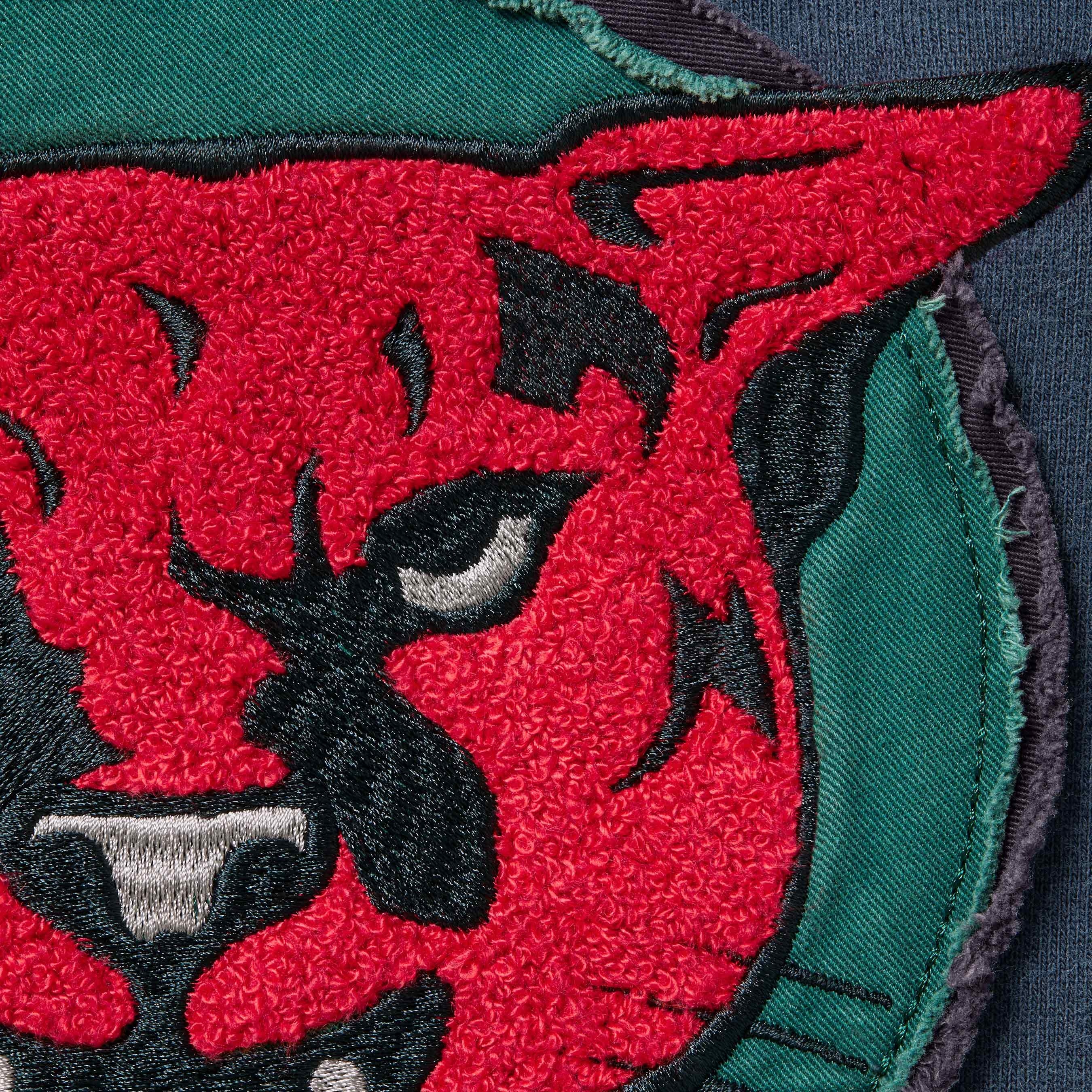 Supreme Washed Panther Hooded Sweatshirt (FW23) - Navy - $178