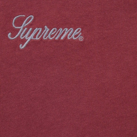 Supreme Washed Script S/S Top - Cardinal
