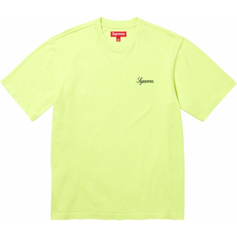 Supreme Washed Script S/S Top - Lime