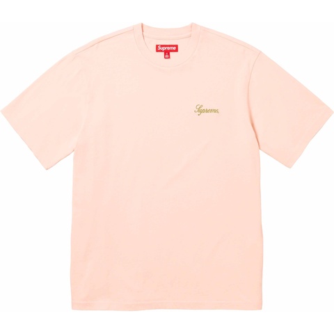 Supreme Washed Script S/S Top - Rose