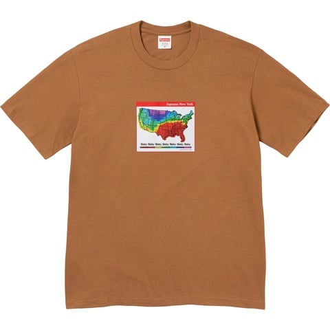 Supreme Weather Tee - Light Brown