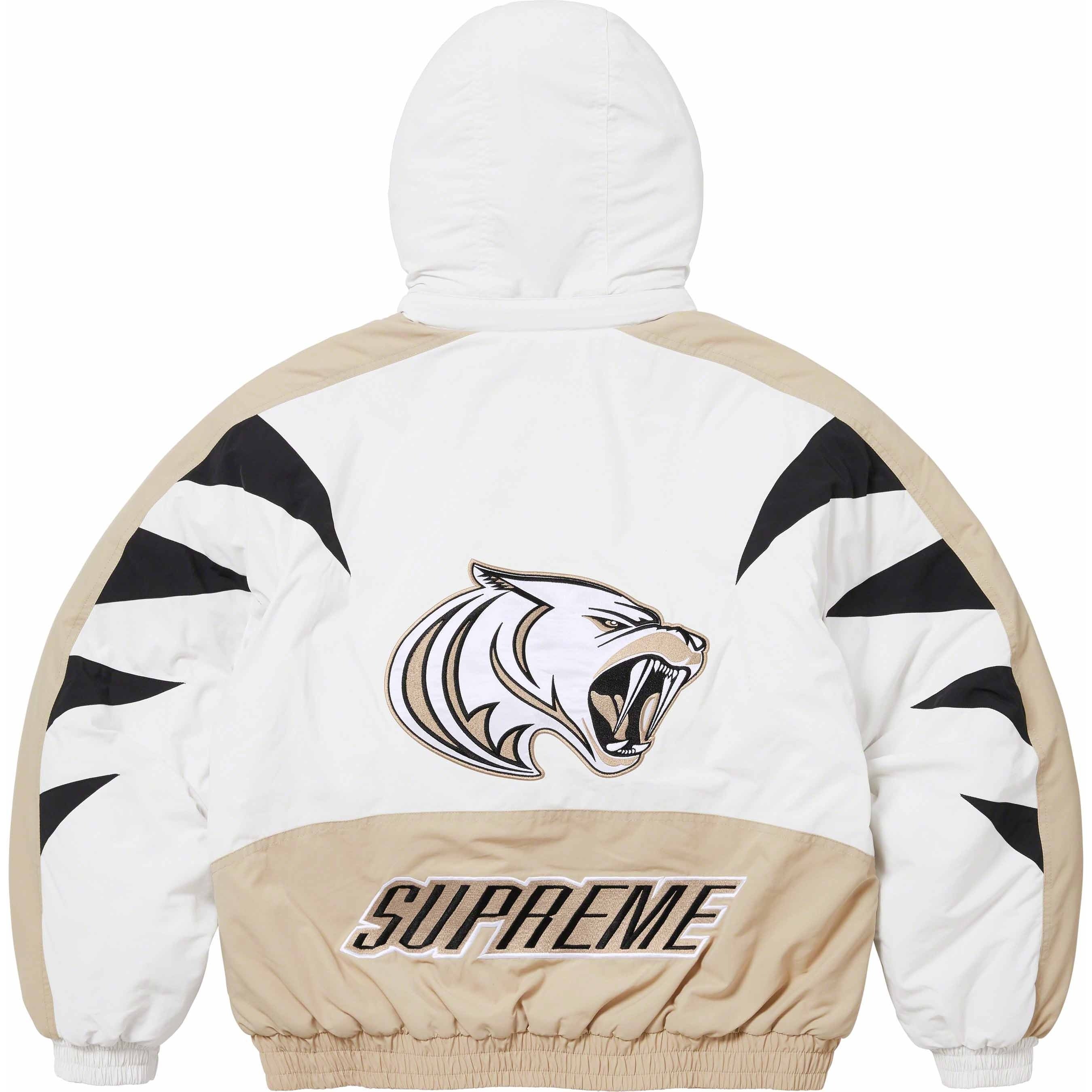 Supreme Wildcat Sideline Puffer Jacket (FW23) - Grey - $248