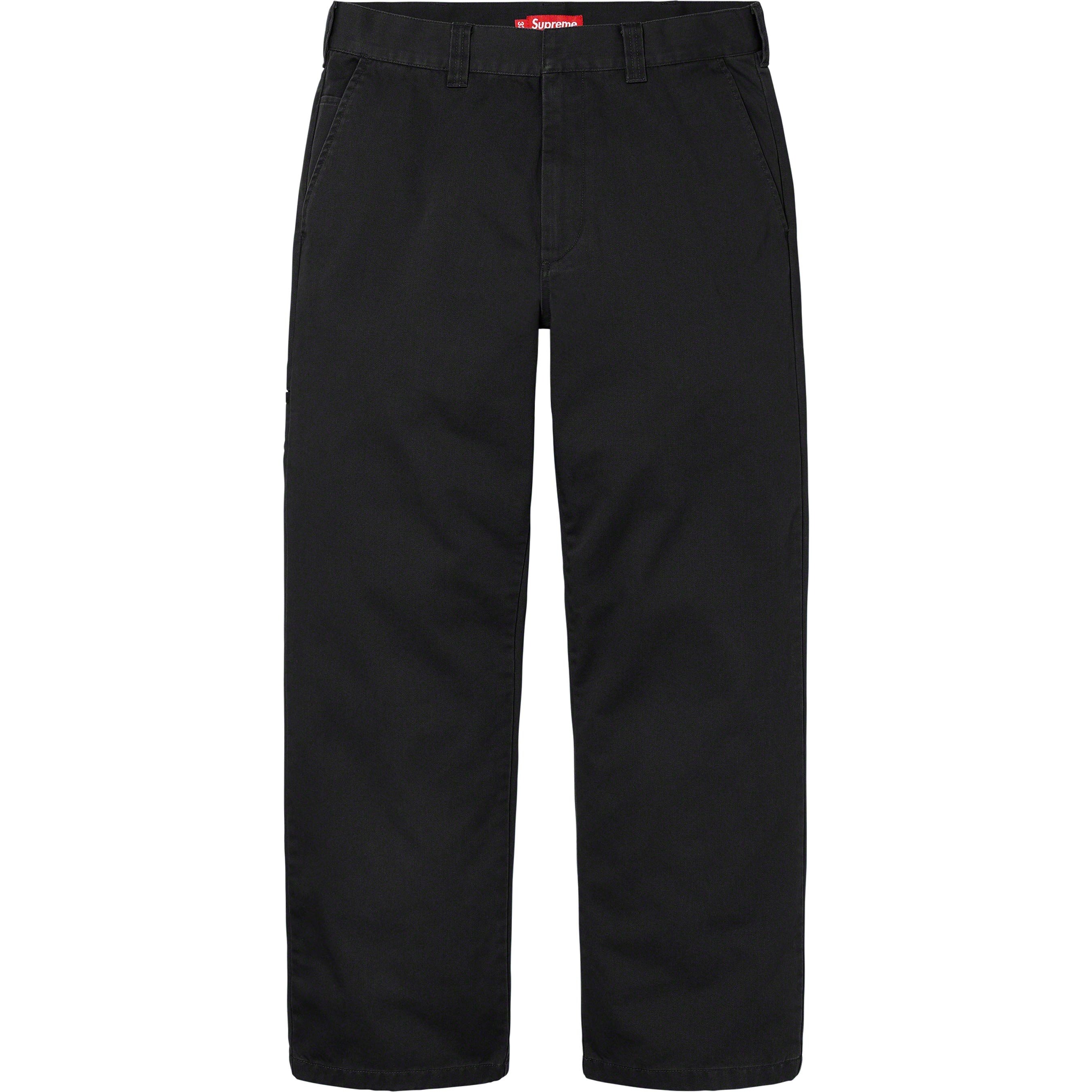 Supreme Work Pant (FW23) - Black - $128