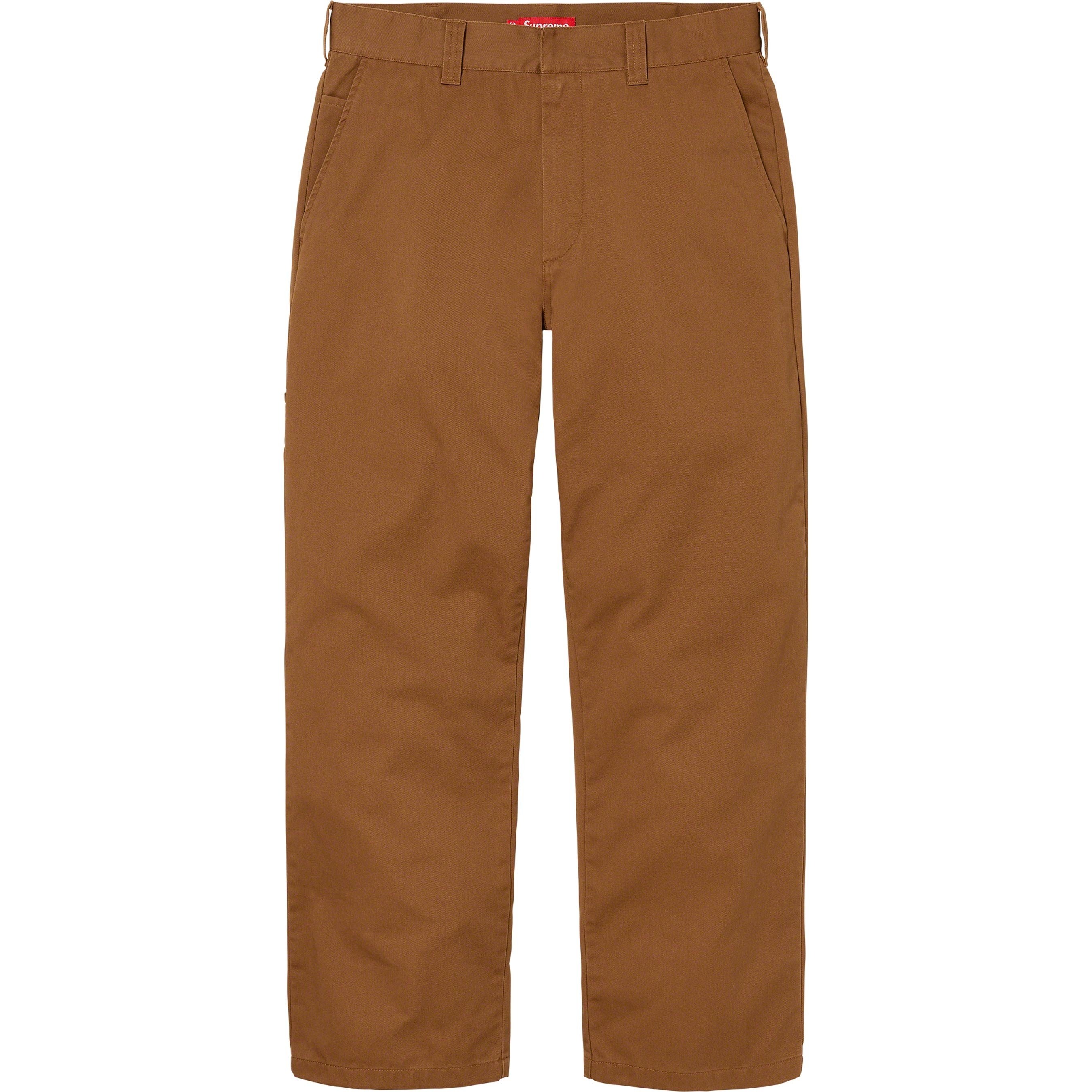 Supreme Work Pant (FW23) - Light Brown - $128