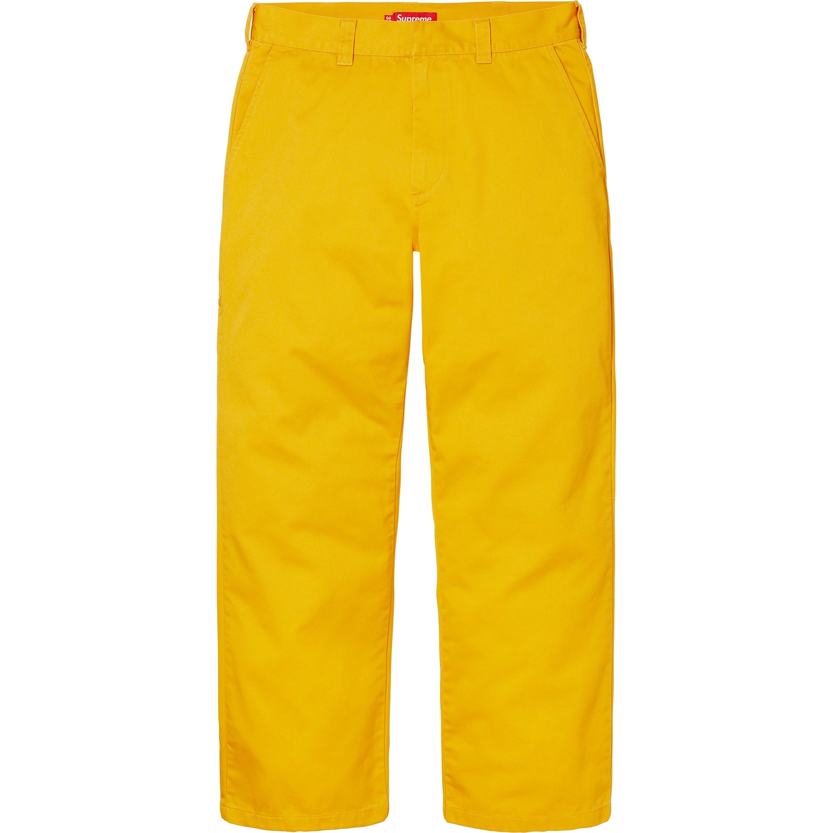 Supreme Work Pant (FW23) - Yellow - $128
