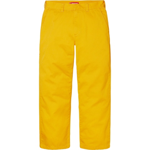 Supreme Work Pant - Yellow