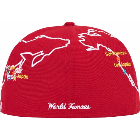 Supreme Worldwide Box Logo New Era® - Red