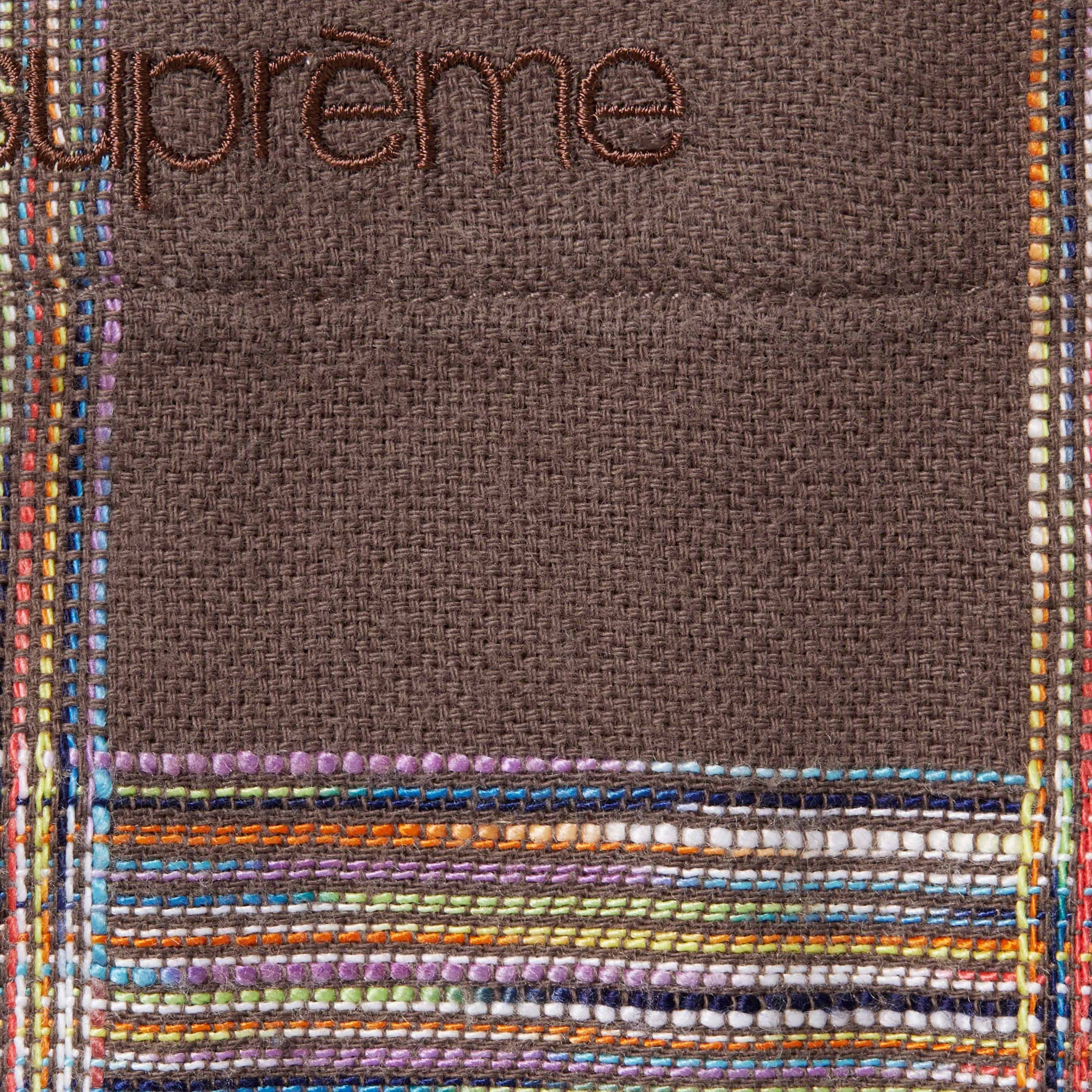 Supreme Woven Plaid Shirt (FW23) - Light Brown - $138