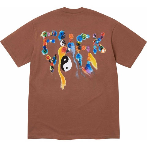 Supreme Ying Yang Tee - Brown