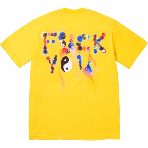 Supreme Ying Yang Tee - Yellow