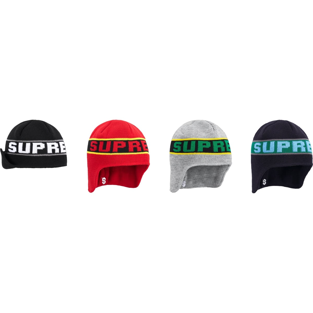 帽子 supreme Brushed Pattern Earflap Beanie Earflap Beanie - fall/winter 2023 - Supreme