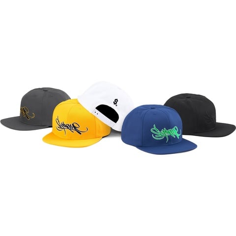 帽子 Supreme 23FW Handstyle 6-Panel Charcoal Handstyle 6-Panel - fall/winter 2023 - Supreme