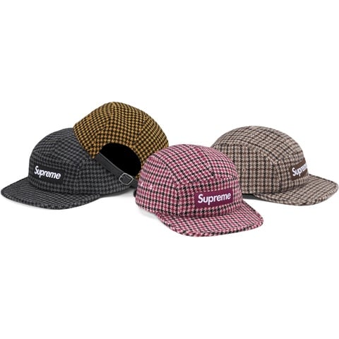 Houndstooth Wool Camp Cap - fall/winter 2023 - Supreme