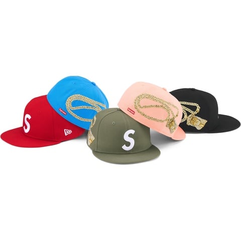 帽子 Supreme Jesus Piece S Logo New Era Cap Supreme Jesus Piece S Logo New Era 59Fifty Hat Light Pink - FW23 - US