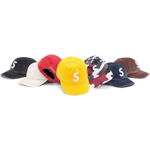 帽子 Pigment Print S Logo 6 Panel SUPREME FW22 PIGMENT PRINT S LOGO 6 PANEL S HAT BRAND NEW INDIGO