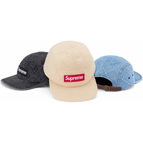 Punched Denim Camp Cap - fall/winter 2023 - Supreme