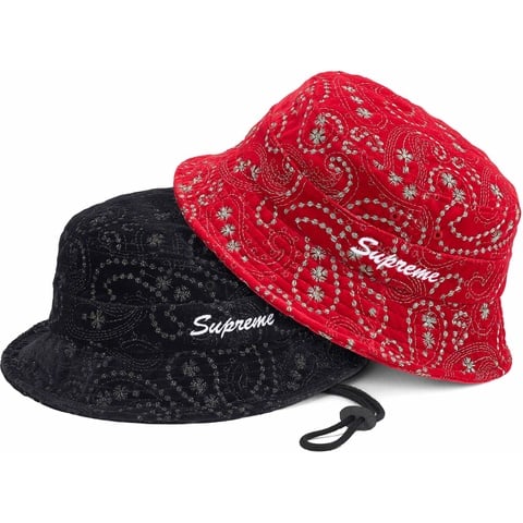 Velvet Paisley Boonie - fall/winter 2023 - Supreme