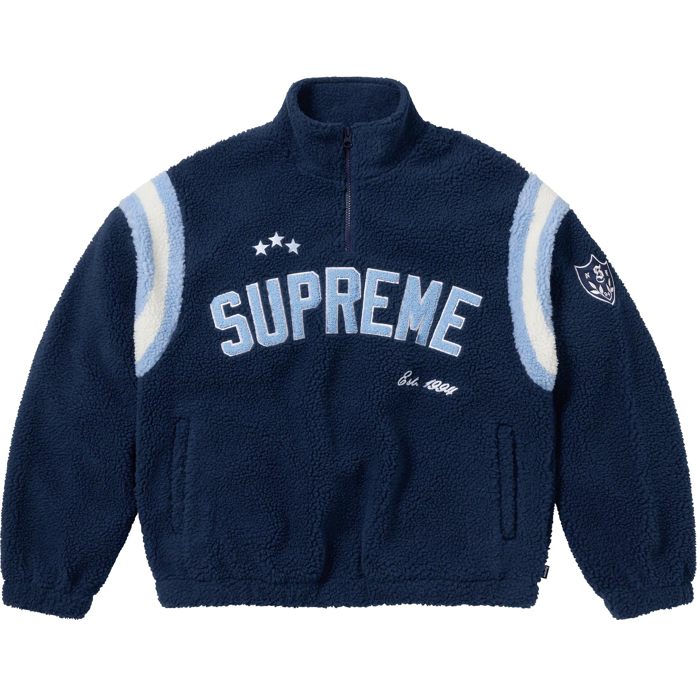 Supreme Arc Half Zip Fleece Pullover (FW23) - $188
