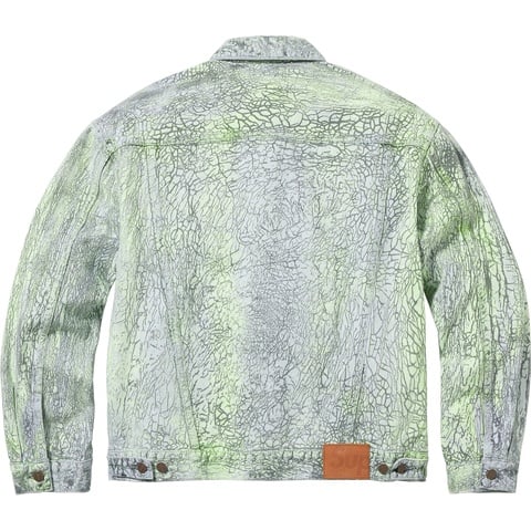Supreme Crackle Denim Trucker Jacket - Colorway
