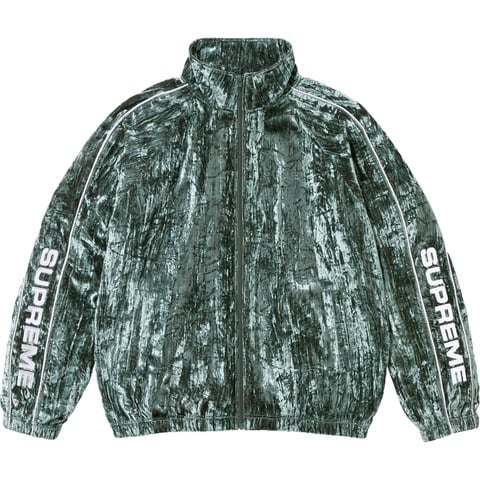 Crushed Velvet Track Jacket - SupremeCommunity