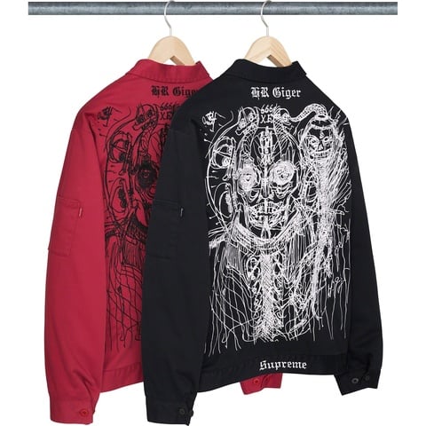 Supreme ギーガー ワークジャケット H.R. Giger Embroidered Work Jacket - Supreme