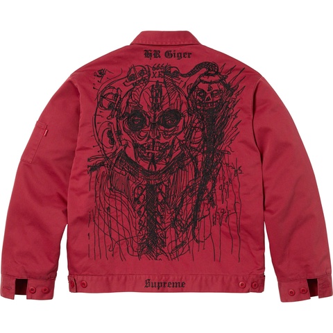 Supreme H.R. Giger Embroidered Work Jacket - Colorway
