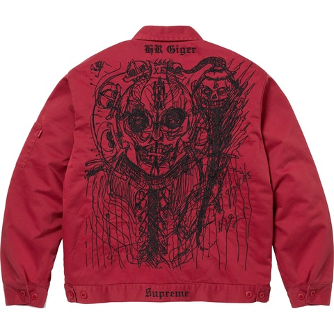 Supreme H.R. Giger Embroidered Work Jacket - Colorway