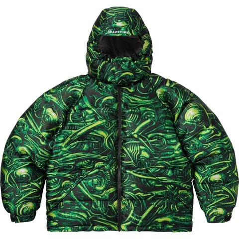 Supreme H.R. Giger Jacquard Down Puffer Jacket - Colorway